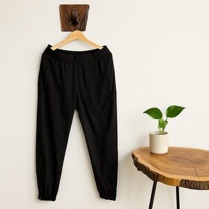 Old Navy Joggers Dry Quick Black Athletic Pants L Casual Training Workout Lounge